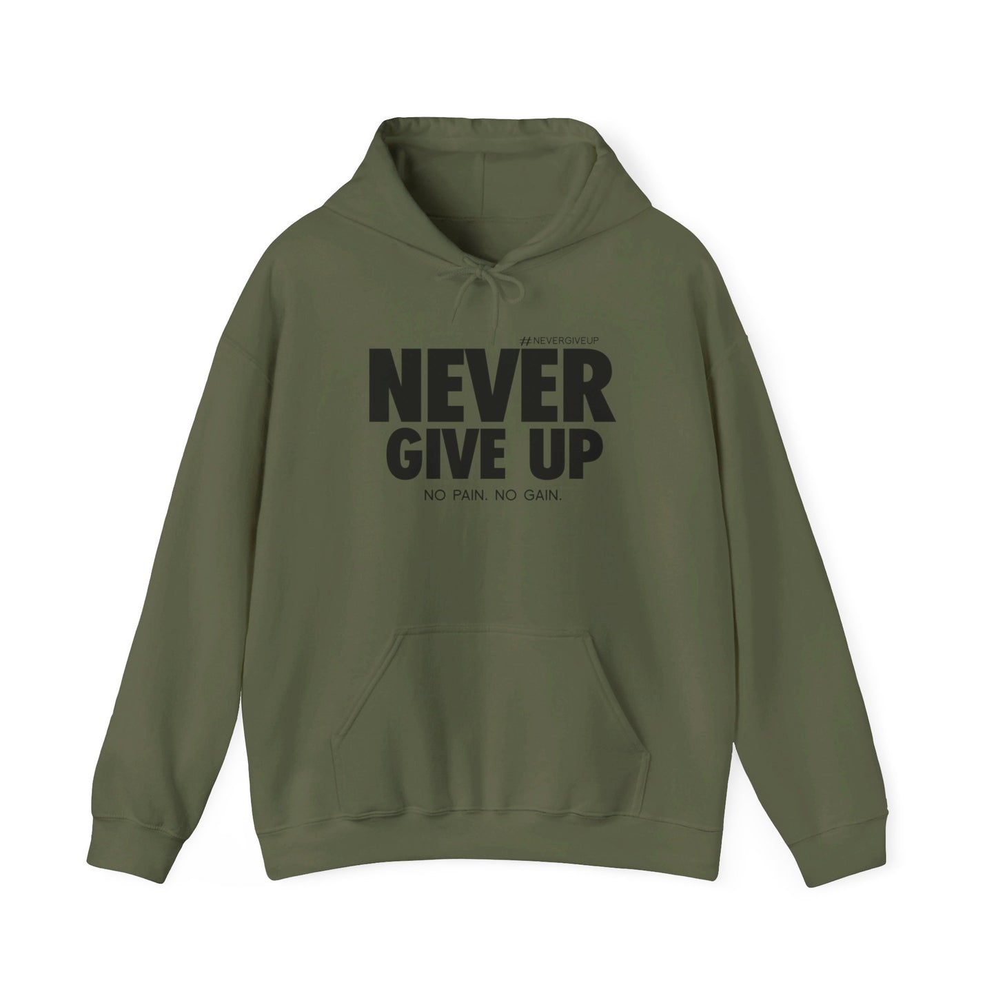 Never Give Up - Unisex Heavy Blend™ Hooded Sweatshirt