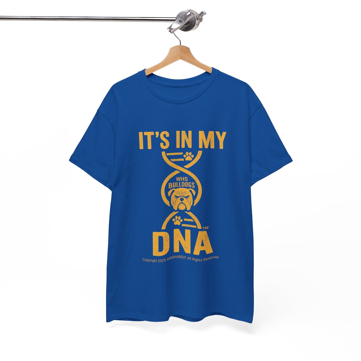 My DNA, Westinghouse Bulldogs face - Unisex Heavy Cotton Tee (up to 5XL)