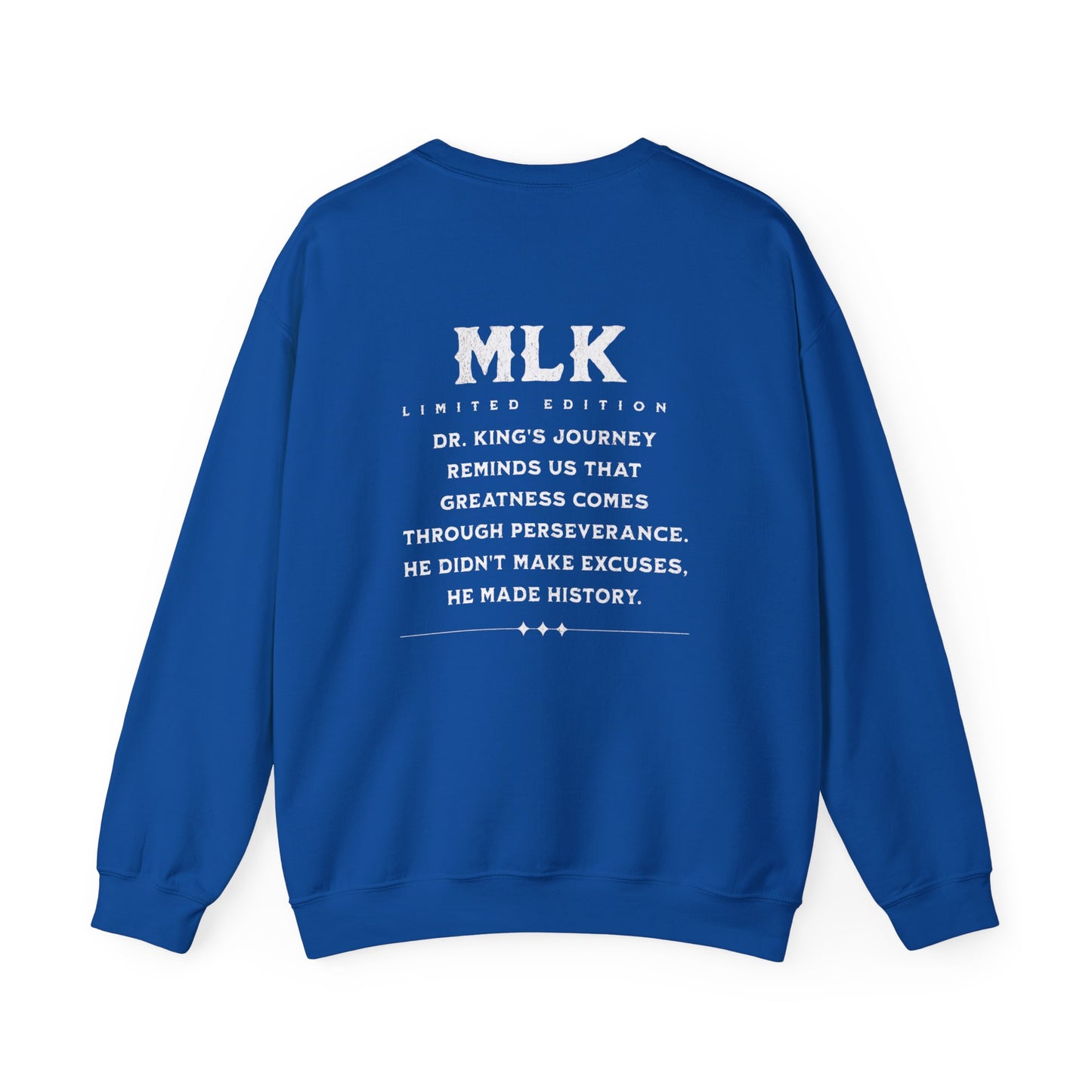 #MLK (Side) Unisex Heavy Blend™ Crewneck Sweatshirt