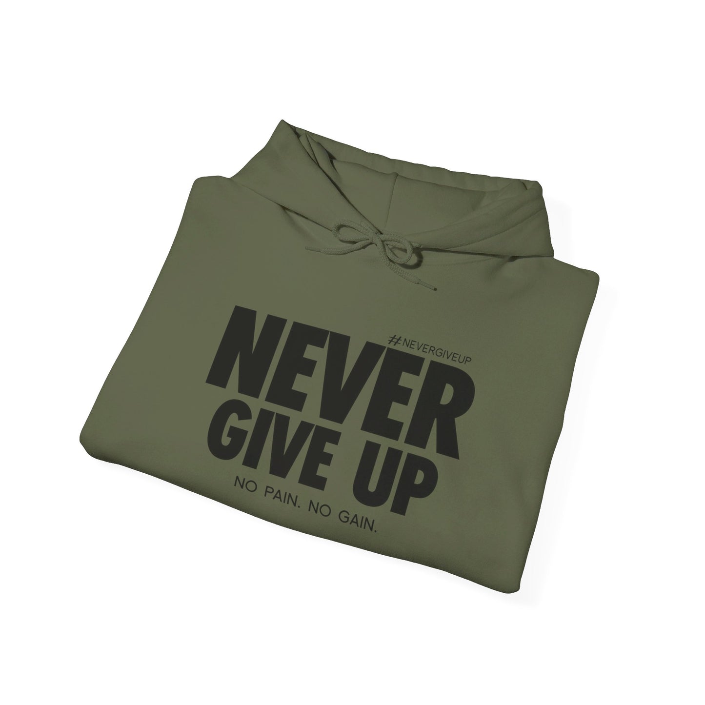 Never Give Up - Unisex Heavy Blend™ Hooded Sweatshirt