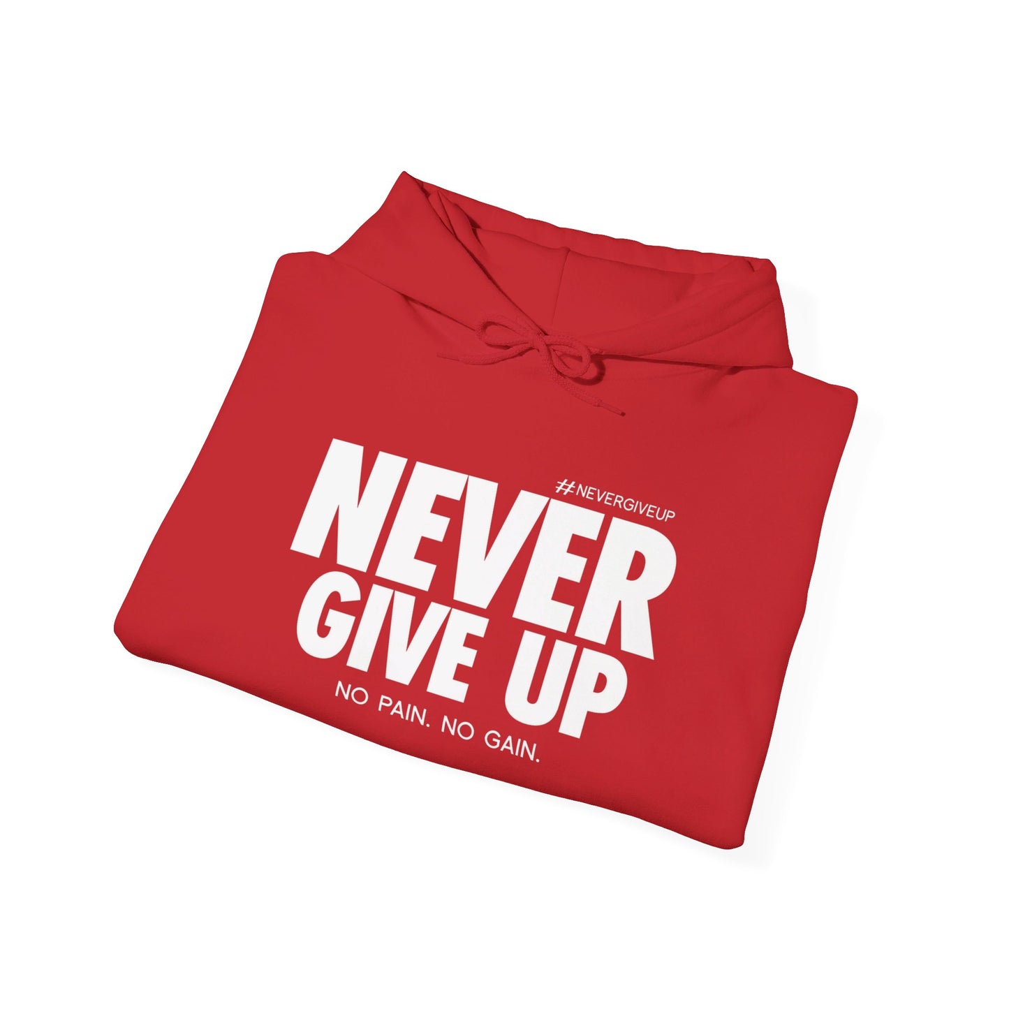 Never Give Up - Unisex Heavy Blend™ Hooded Sweatshirt