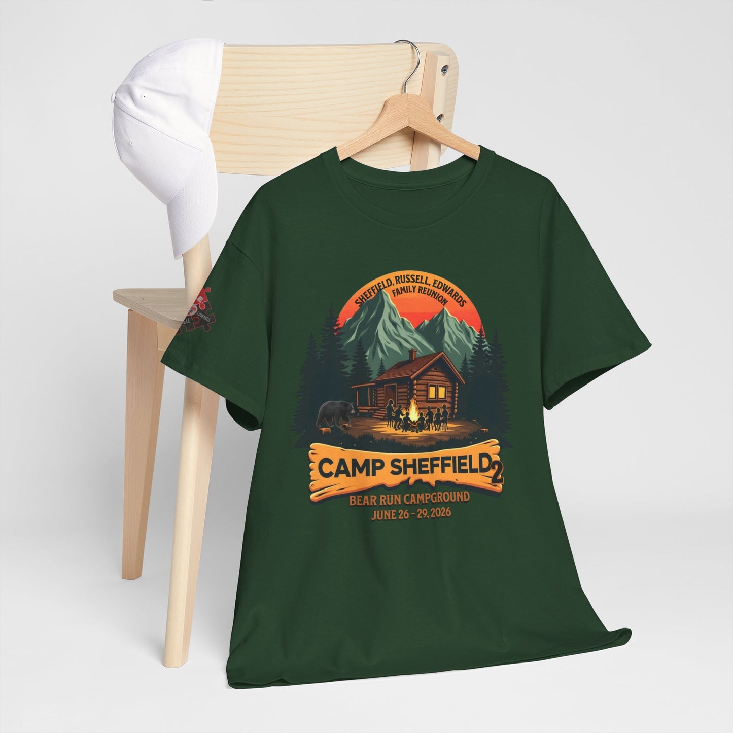 Camp Sheffield Family Reunion Unisex Tee