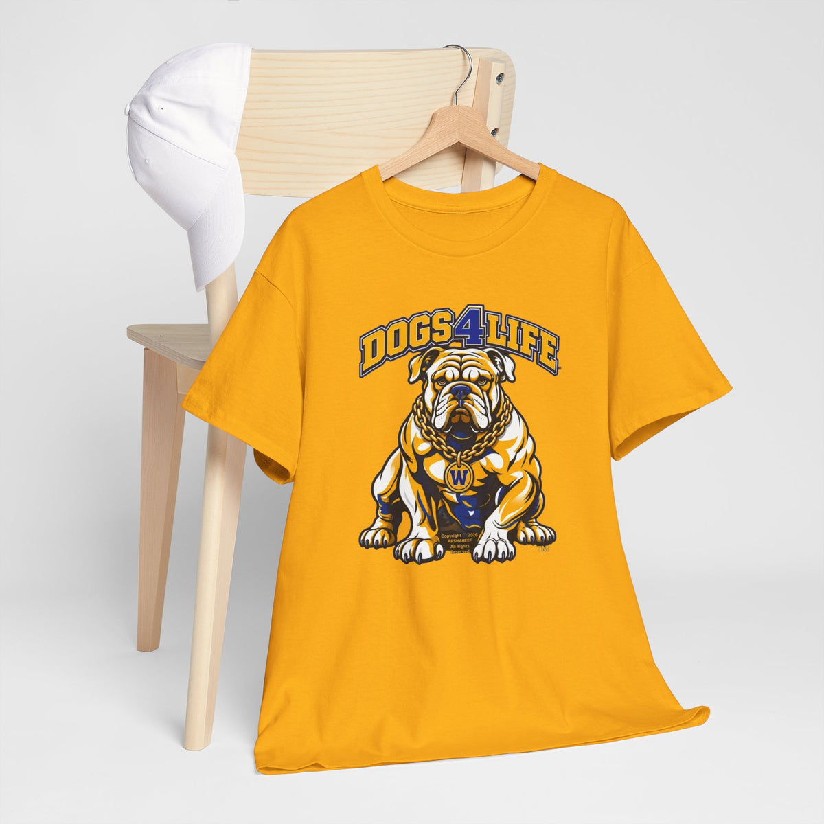 Dogs 4 Life W Bulldog T-Shirt