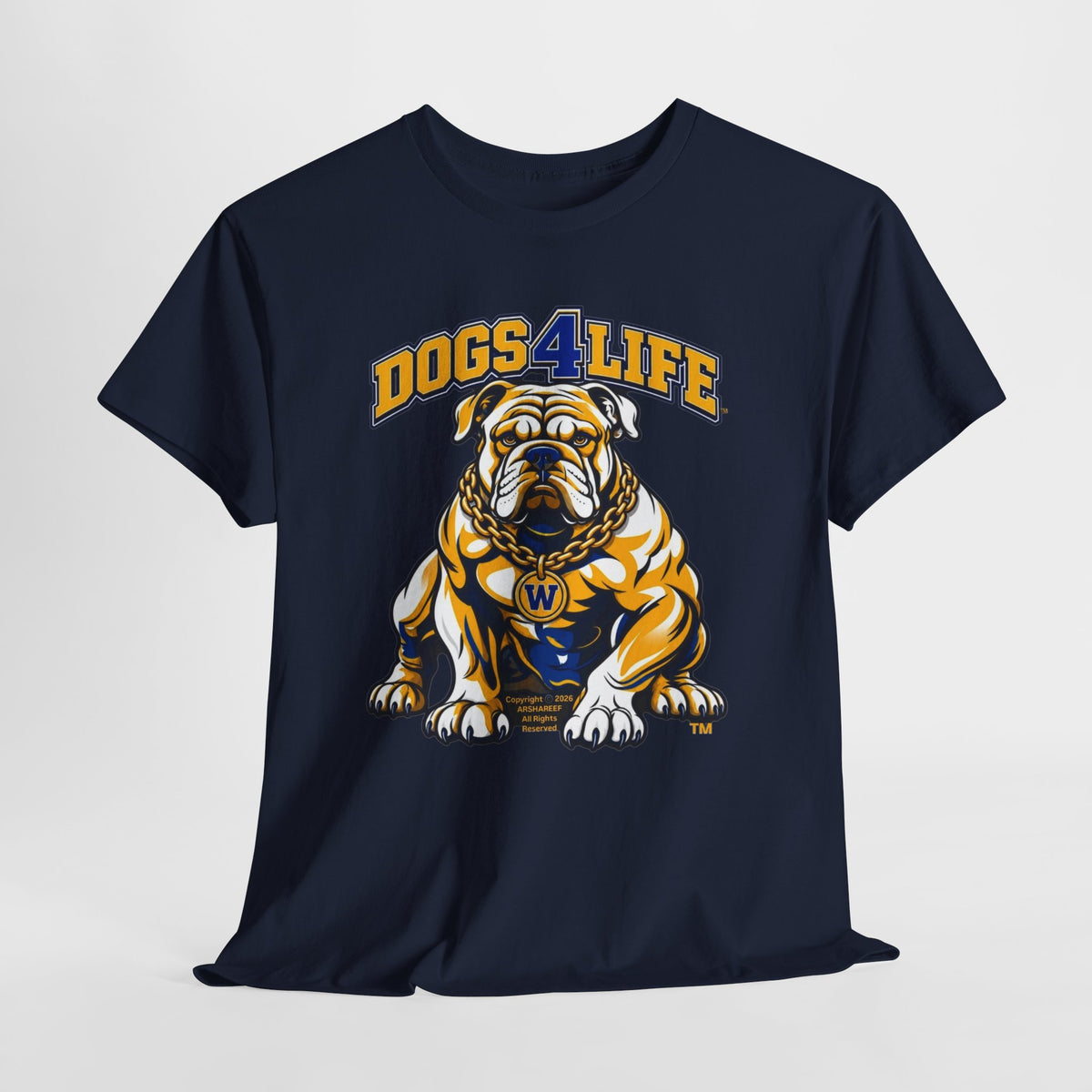Dogs 4 Life W Bulldog T-Shirt