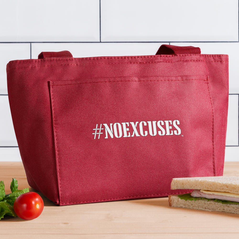 #NOEXCUSES Lunch Bag - red