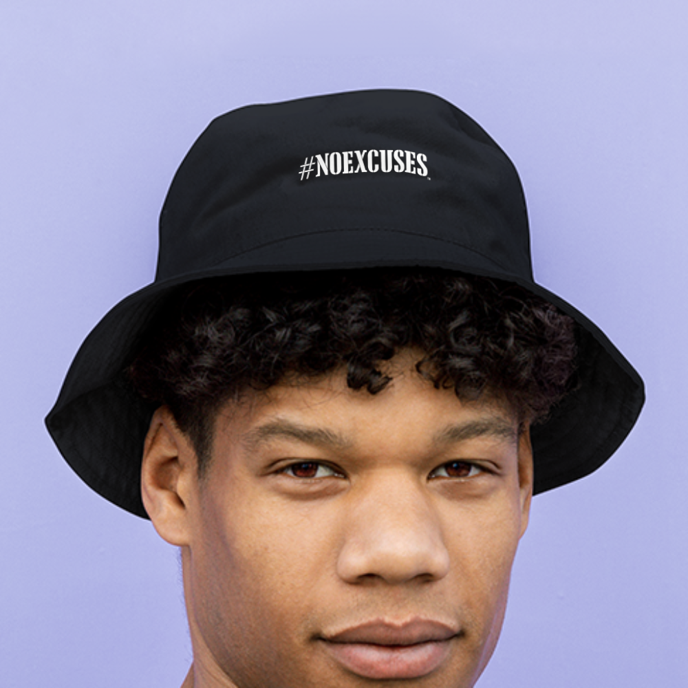 #NOEXCUSES Bucket Hat - black