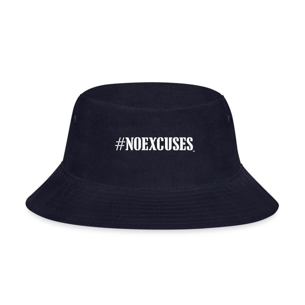 #NOEXCUSES Bucket Hat - navy
