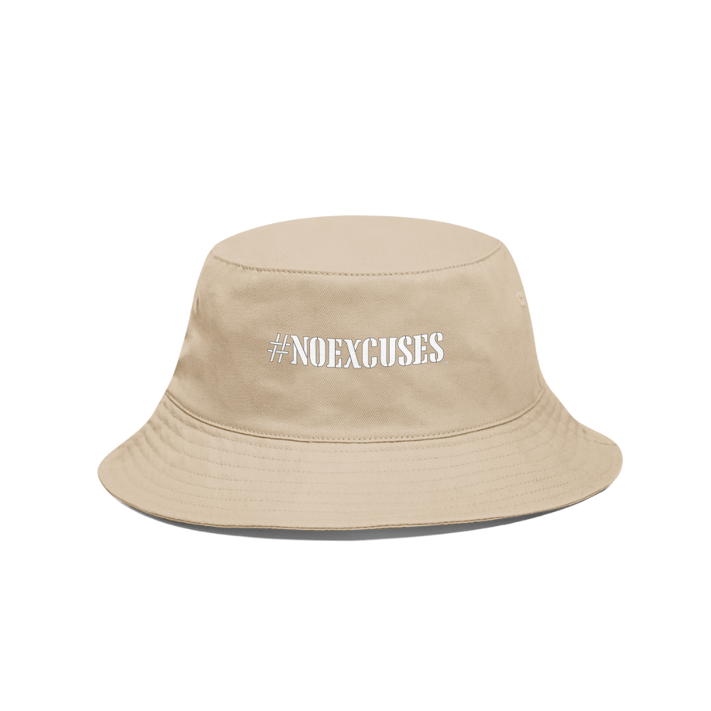 #NOEXCUSES Bucket Hat - cream