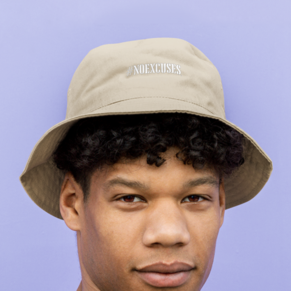 #NOEXCUSES Bucket Hat - cream
